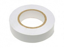 Изолента ПВХ 19мм  белая (20м)